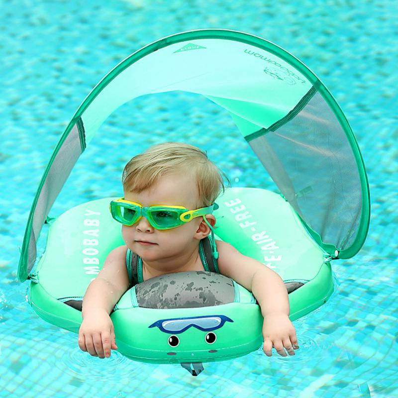 Mambobaby Baby Float Waist Swimming Rings Toddler Non-Inflatable Buoy Swim Trainer Lying Swim Ring Pool Floats Accessories Toys
